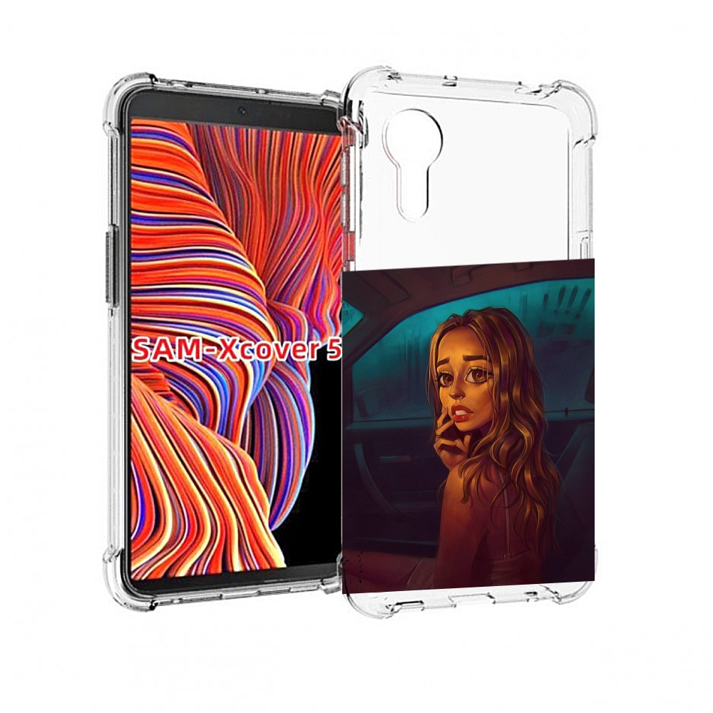 

Чехол MyPads пуп-невесты женский для Samsung Galaxy Xcover 5, Прозрачный, Tocco