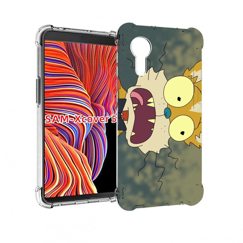 

Чехол MyPads пугливый кот для Samsung Galaxy Xcover 5, Прозрачный, Tocco