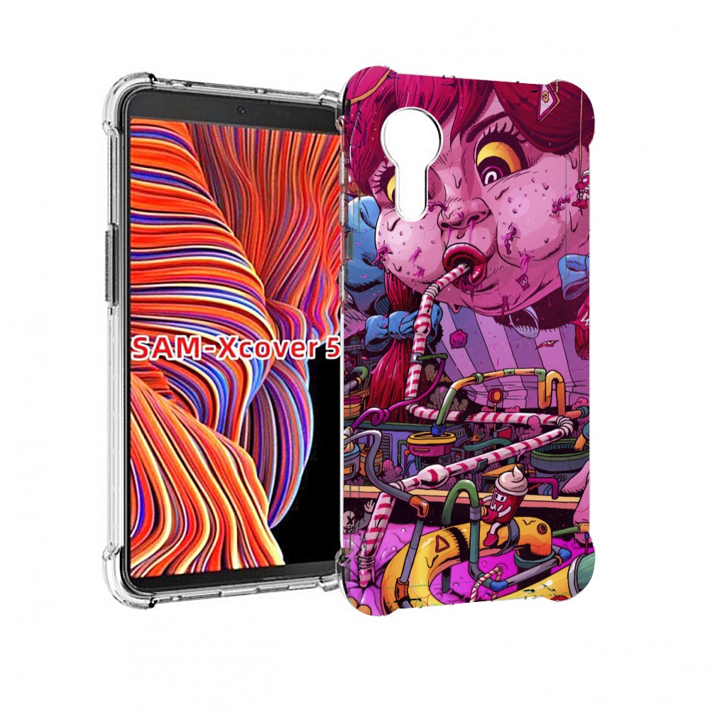 

Чехол MyPads прикольная сладкая картинка для Samsung Galaxy Xcover 5, Прозрачный, Tocco