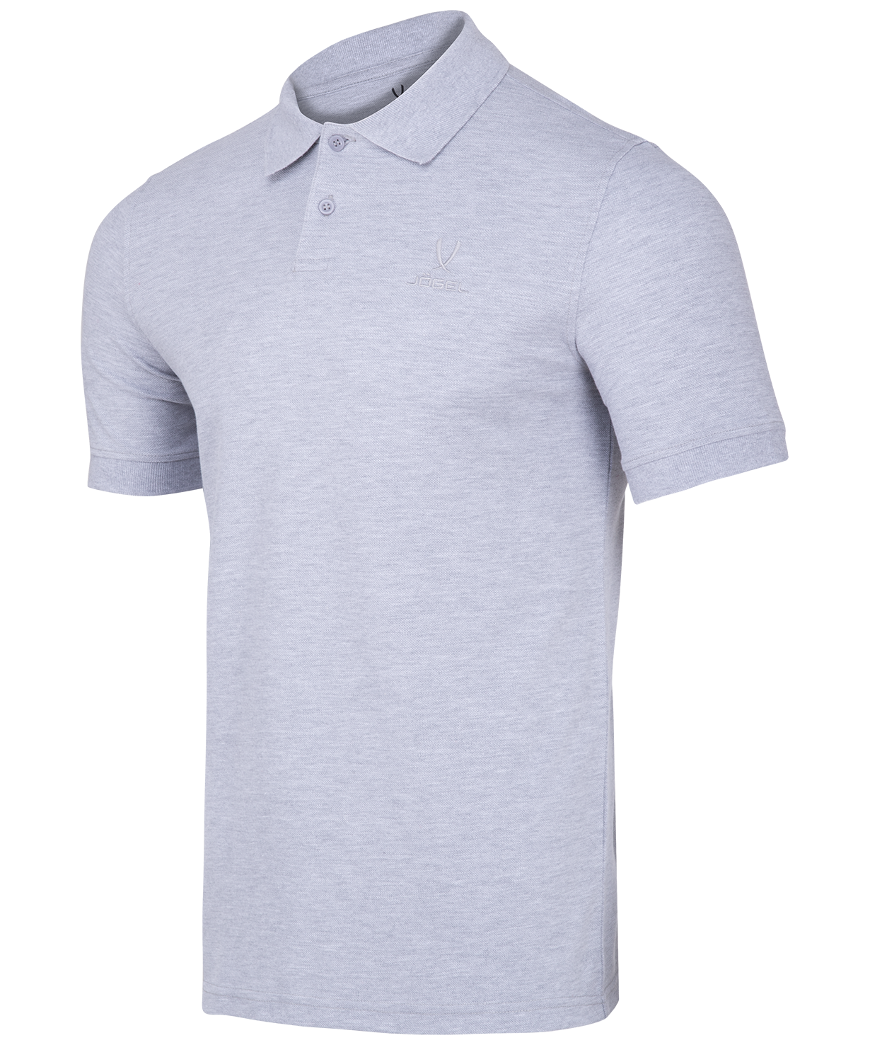 фото Поло jogel essential cotton polo, серое меланж р. 146