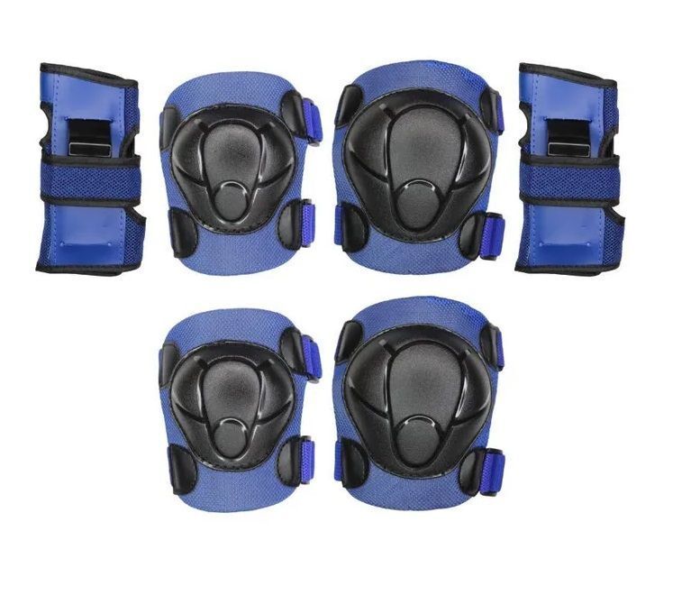 Комплект защитной экипировки Safety line-100, размер М,  1/24  Чёрно-синий