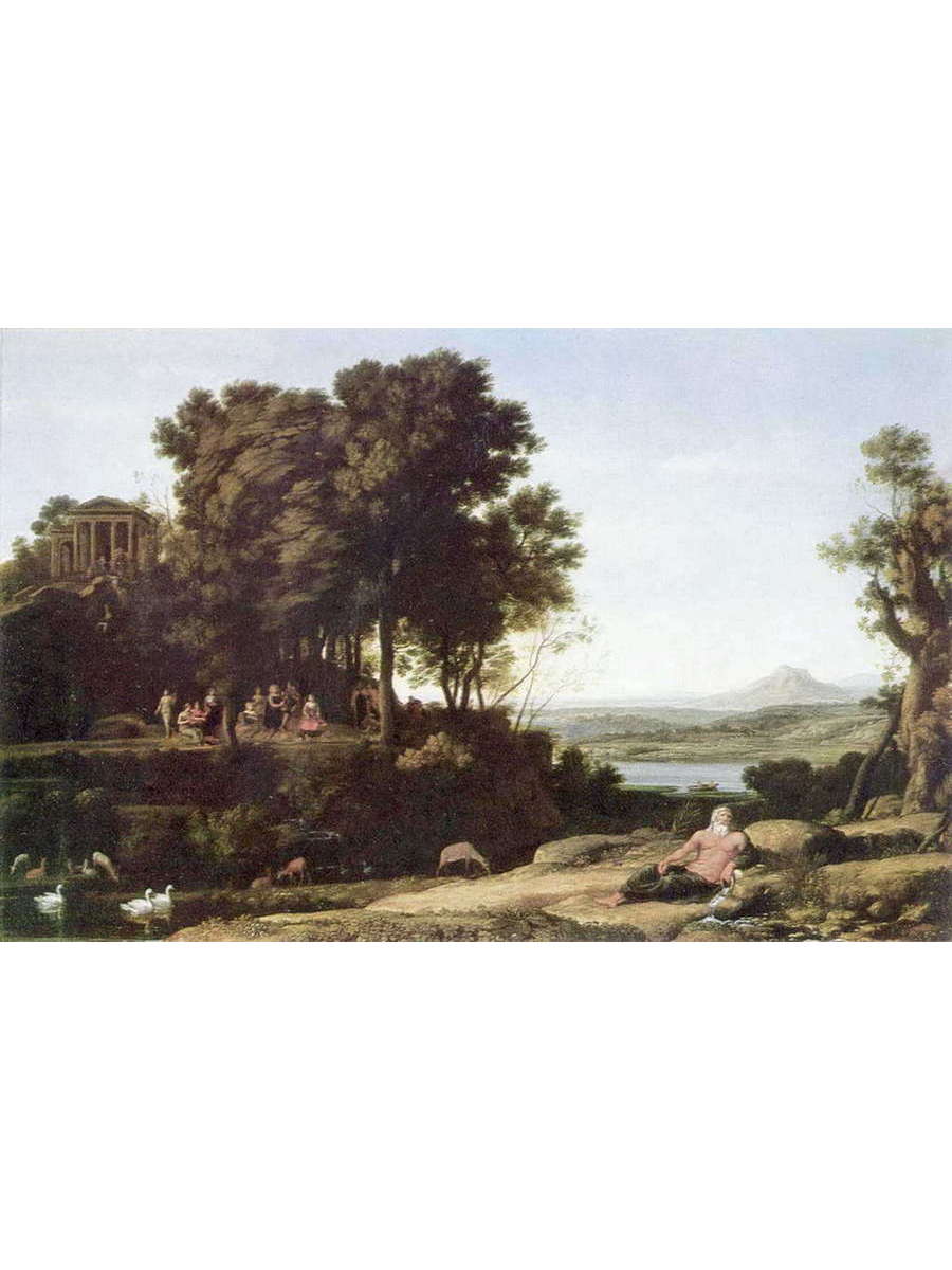 

Постер DRABS A3 Клод Лоррен Пейзаж с Аполлоном музами и речным богом