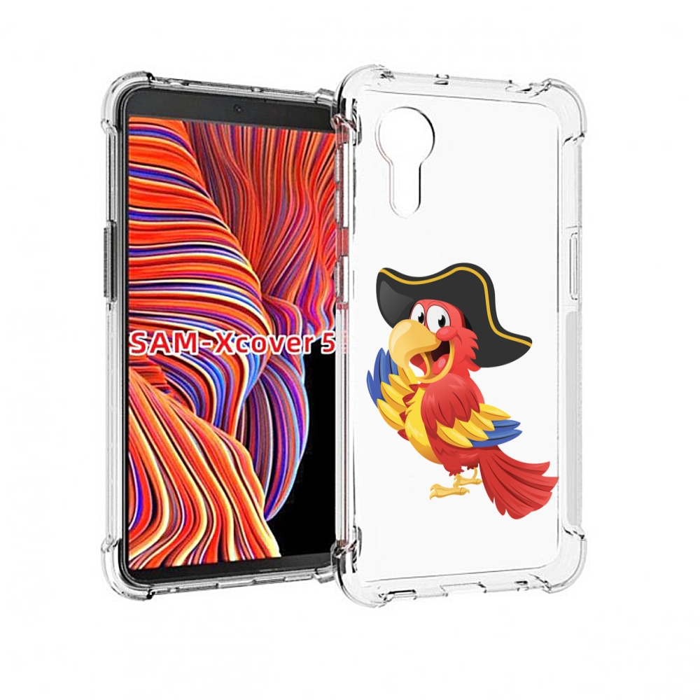 

Чехол MyPads попугай-пират для Samsung Galaxy Xcover 5, Прозрачный, Tocco