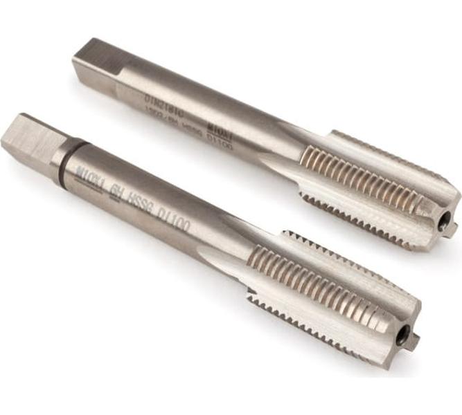 

Метчики ручные Mf12x1.25, DIN 2181, HSS, 6H, комплект из 2 штук, GM-TF120125