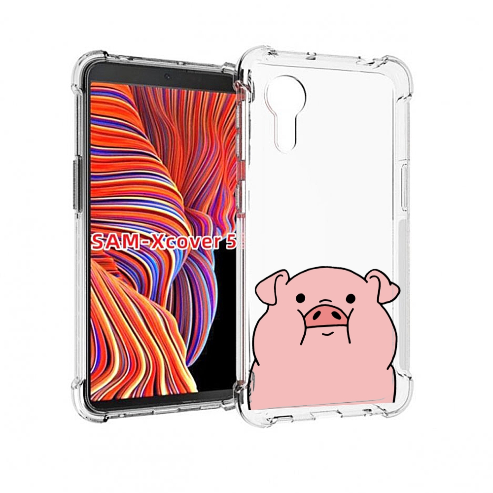 

Чехол MyPads полная-свинья для Samsung Galaxy Xcover 5, Прозрачный, Tocco