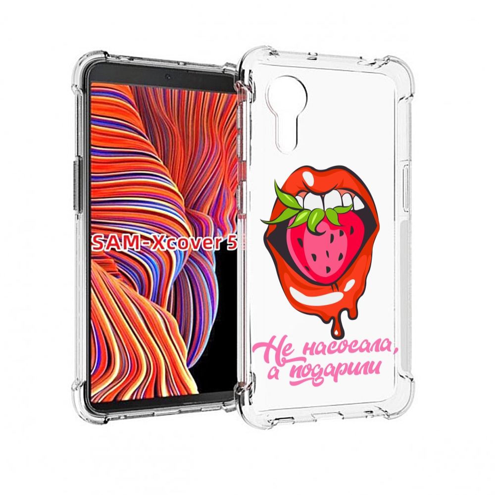 

Чехол MyPads подарили для Samsung Galaxy Xcover 5, Прозрачный, Tocco