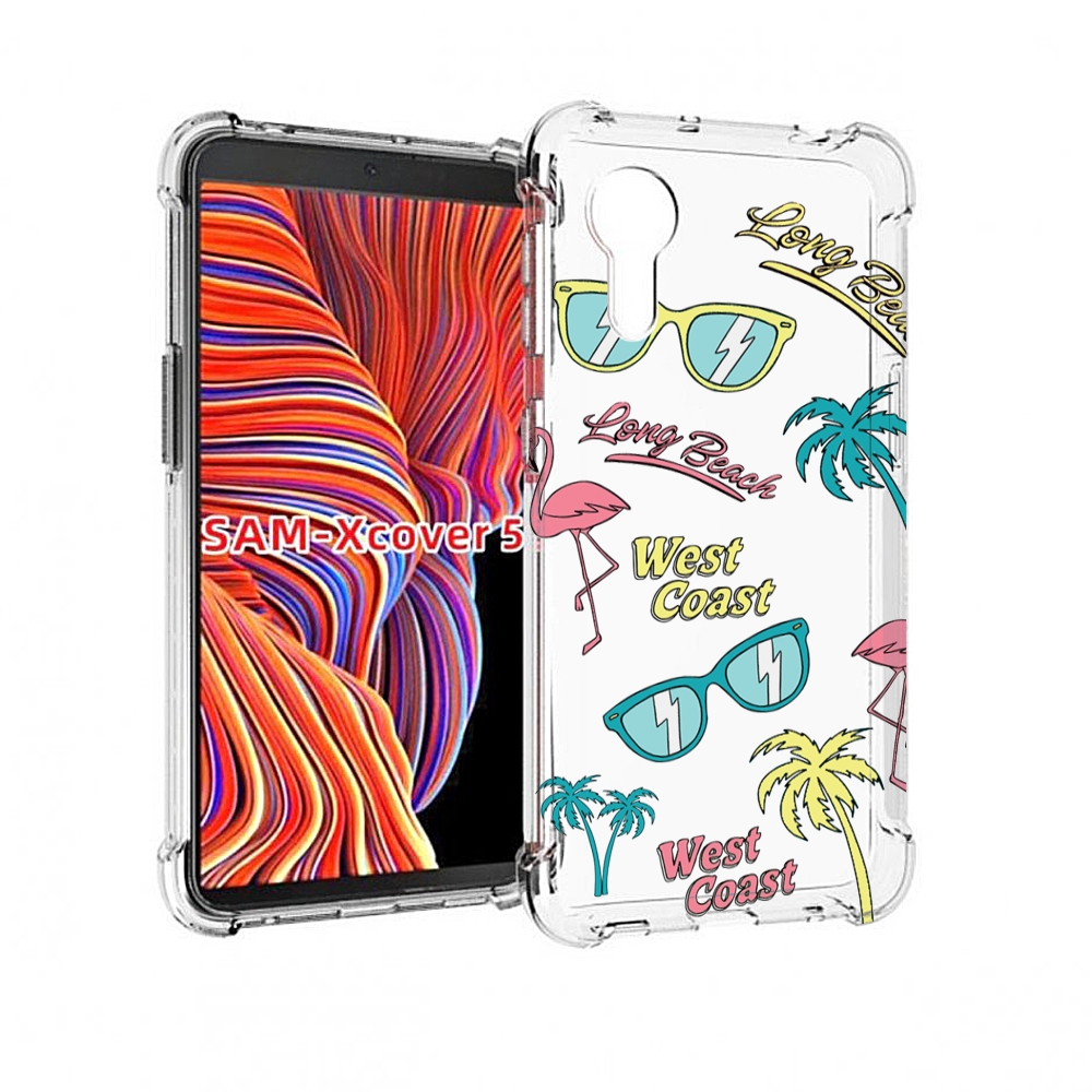 

Чехол MyPads пляжные-декорации для Samsung Galaxy Xcover 5, Прозрачный, Tocco