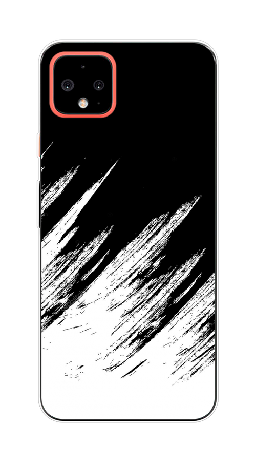 

Чехол Awog на Google Pixel 4 XL "Черно белые брызги", Разноцветный, 270550-3