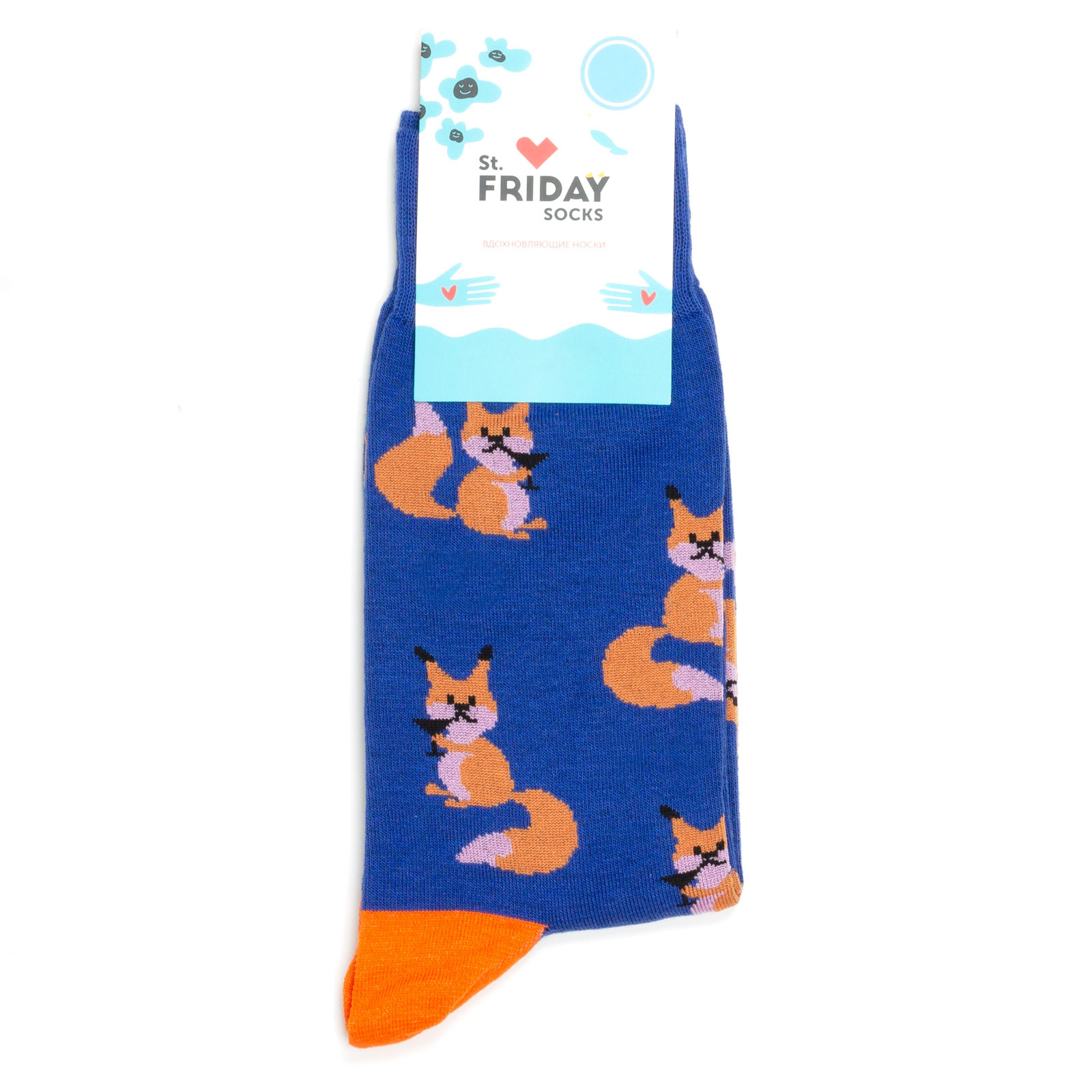 

Носки унисекс St. Friday Socks STFR_Belochki черные, Черный, STFR_Belochki