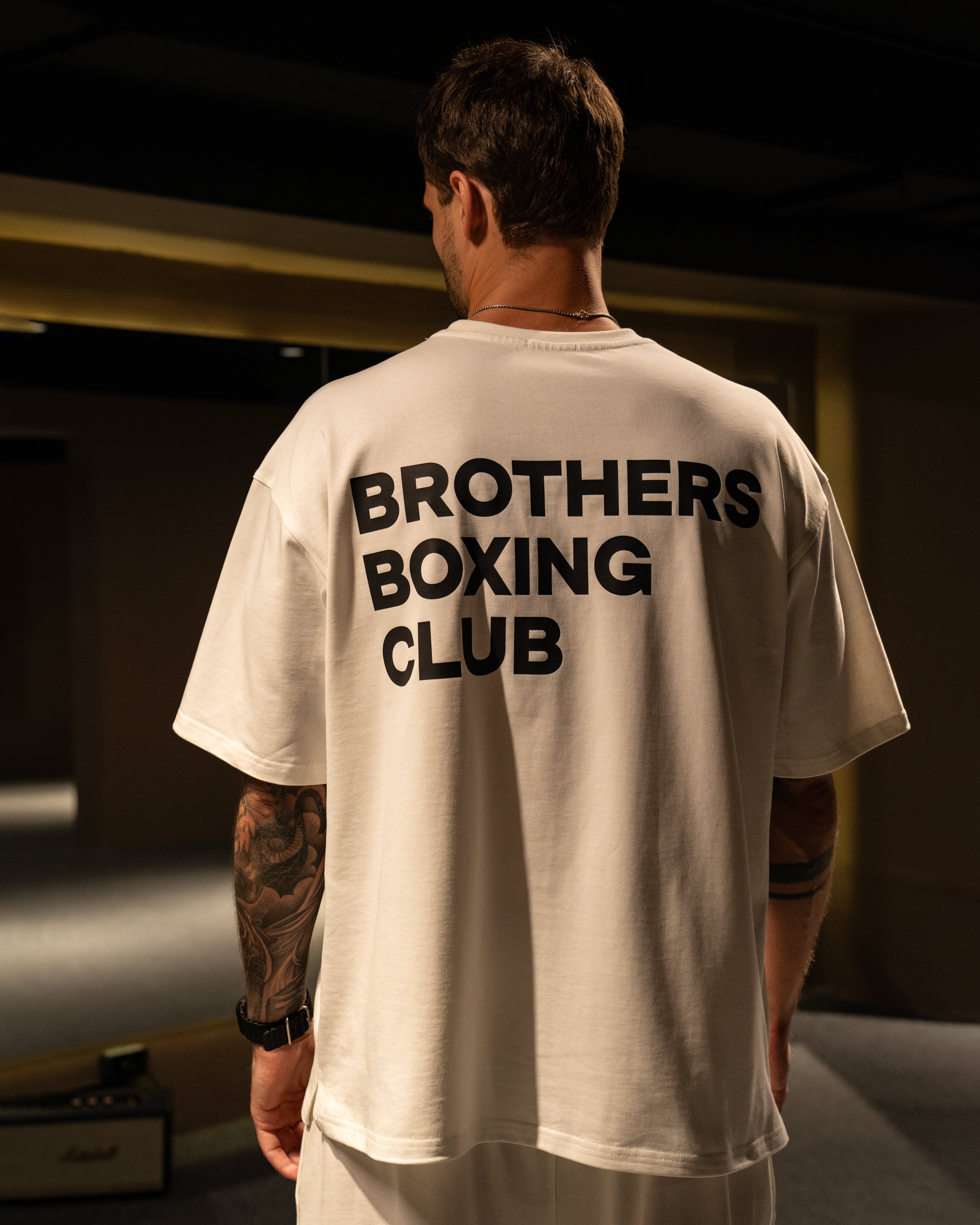 Футболка мужская Brothers оверсайз белая onesize