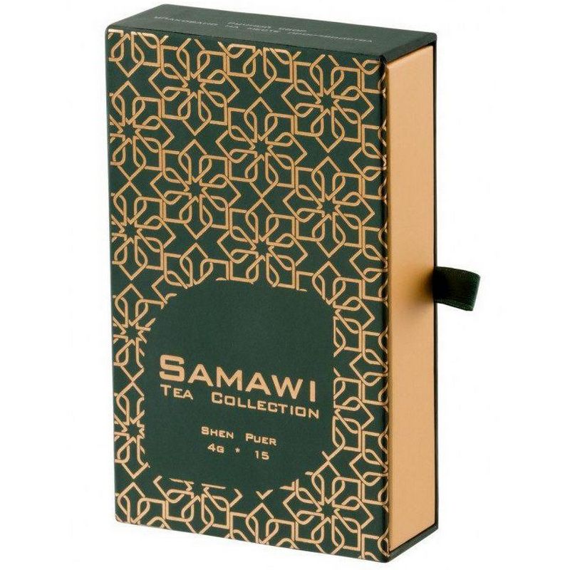 

Чай Шен Пуэр Samawi, неферментированный, прессованный, 15 штук по 4 г