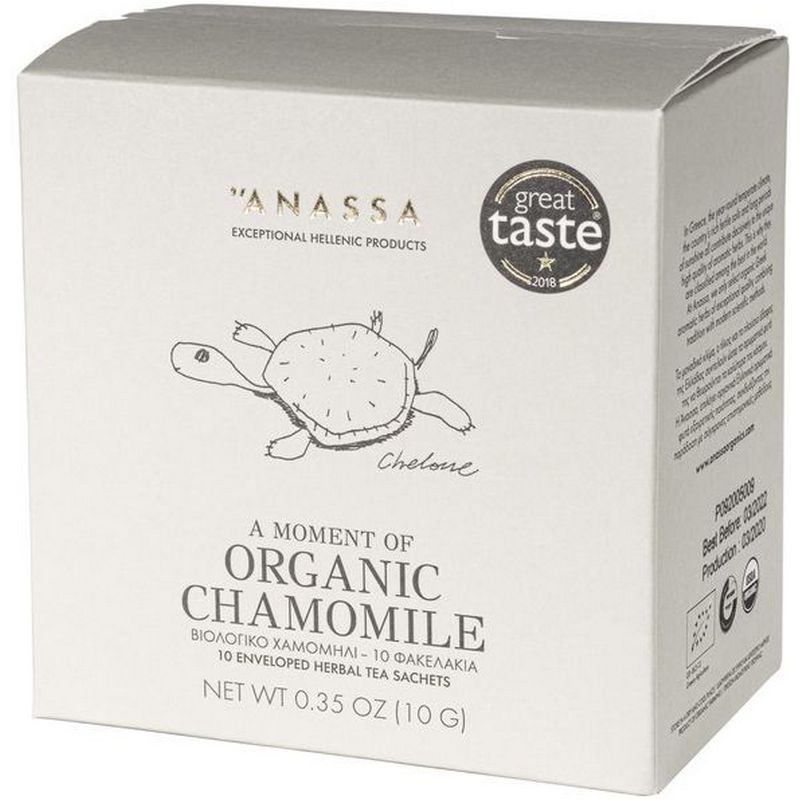 

Чай травяной Anassa Organics Organic Chamomile, 10 пакетиков, 1 палочка