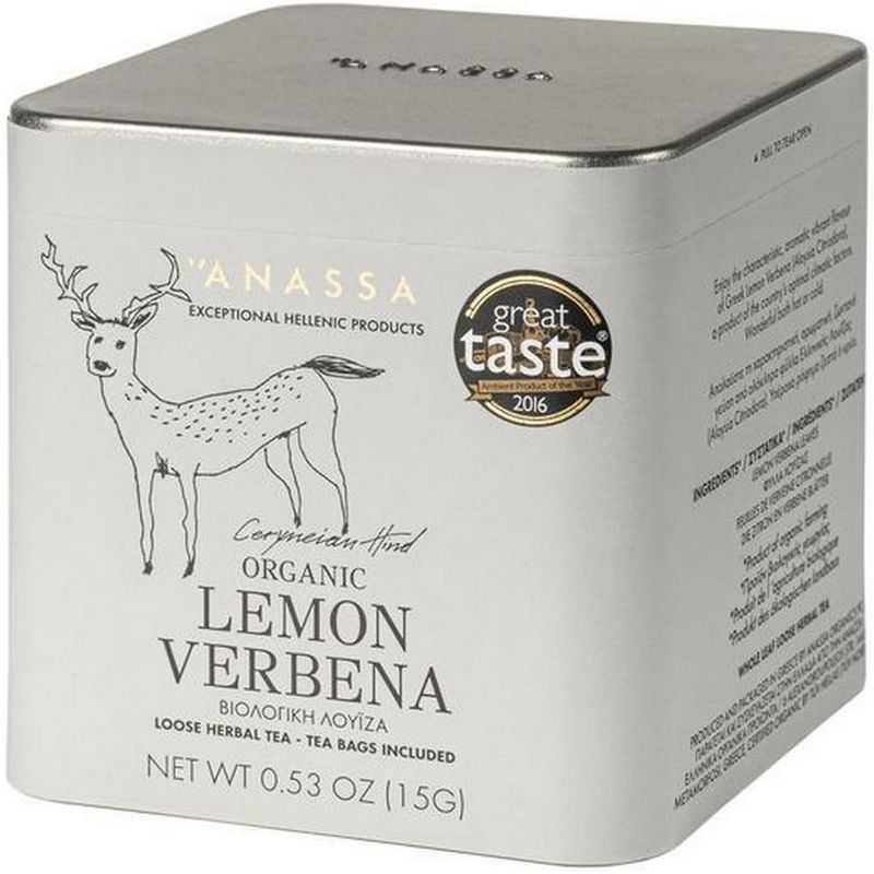 

Чай травяной Anassa Organics Lemon Verbena, 15 пакетиков, 6 палочек