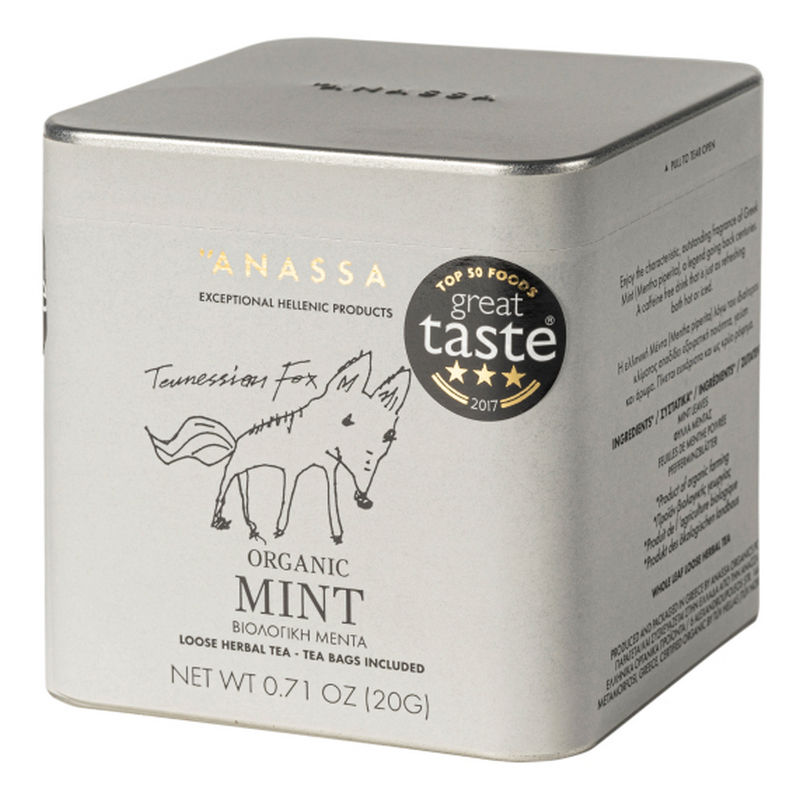 

Чайный напиток Anassa Organics Мята, травяной, органический, 20 г