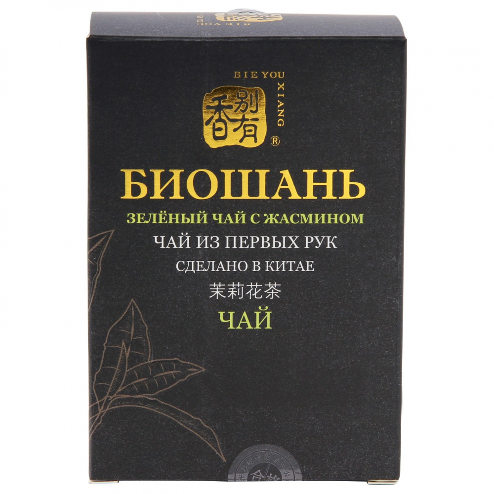

Чай БиоШань Jasmin Tea, зеленый с жасмином, 80 г