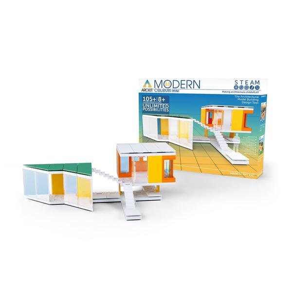 Конструктор Arckit Архитектурный набор из 105 частей - Mini Modern Colours 2.0 набор грифелей для механических карандашей 24 штуки нв 0 7мм 12 штук длина 60мм