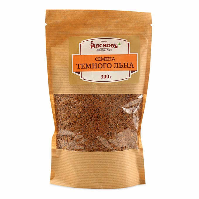 

Семена темного льна МясновЪ БУФЕТ 300 г