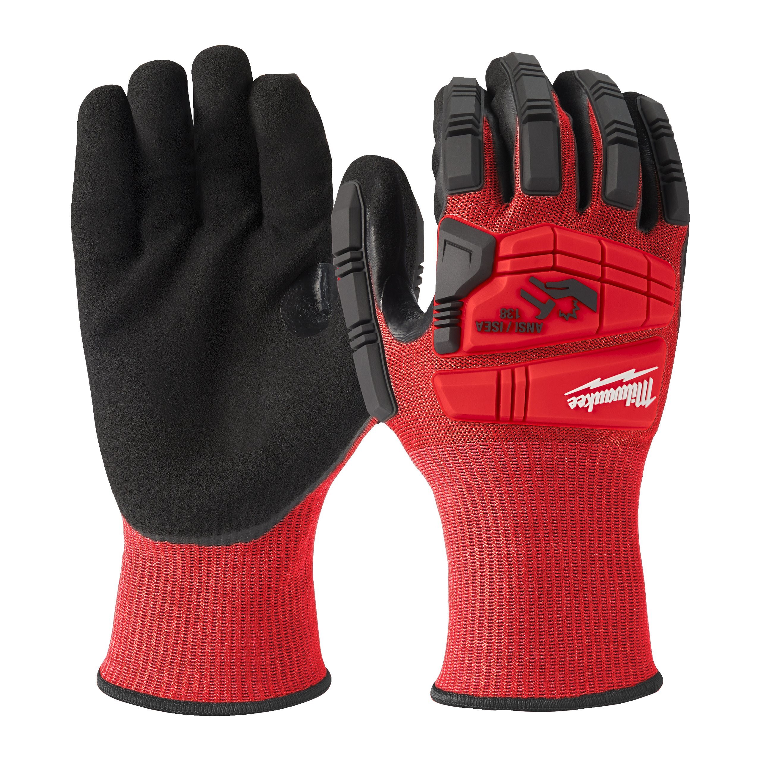 Перчатки защитные Milwaukee Impact Cut Level 3/C, размер L/9, 4932478128 полуобливные перчатки с нитриловым покрытием манжета nitras premium р 10 3410p
