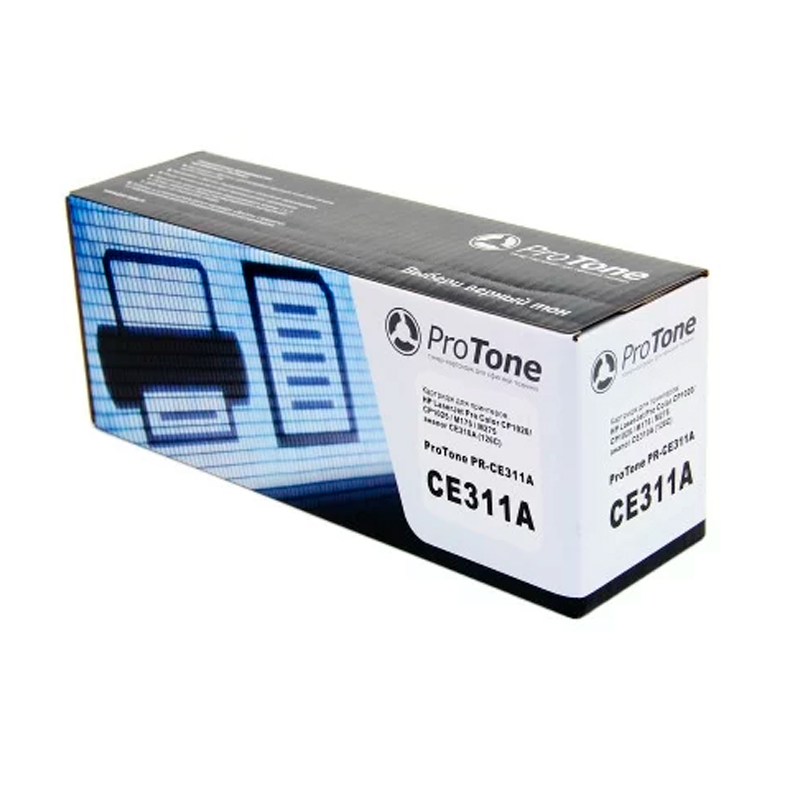 CE311A ProTone совместимый голубой тонер-картридж для HP Color LaserJet CP1012/ CP1025/ M1