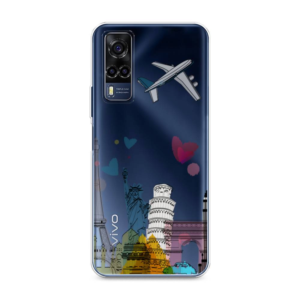 

Чехол Awog на Vivo Y53s 4G "Самолет путешествий", Разноцветный, 264950-10