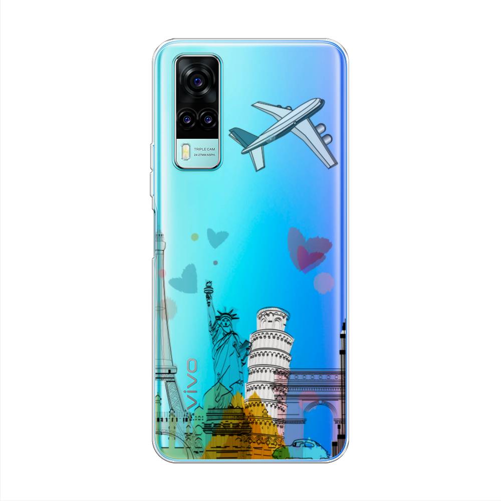 

Чехол Awog на Vivo Y31/Y53s 4G "Самолет путешествий", Разноцветный, 263750-10