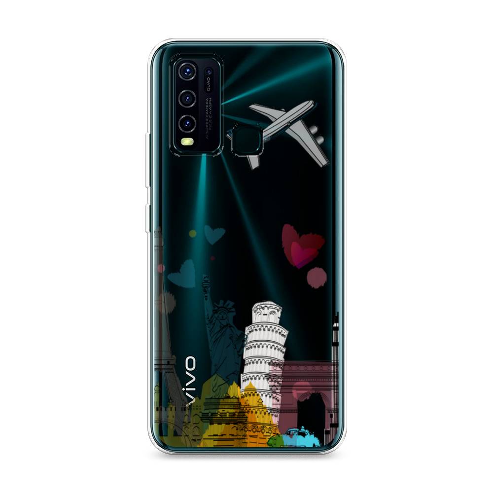 

Чехол Awog на Vivo Y30/Y50 "Самолет путешествий", Разноцветный, 263150-10