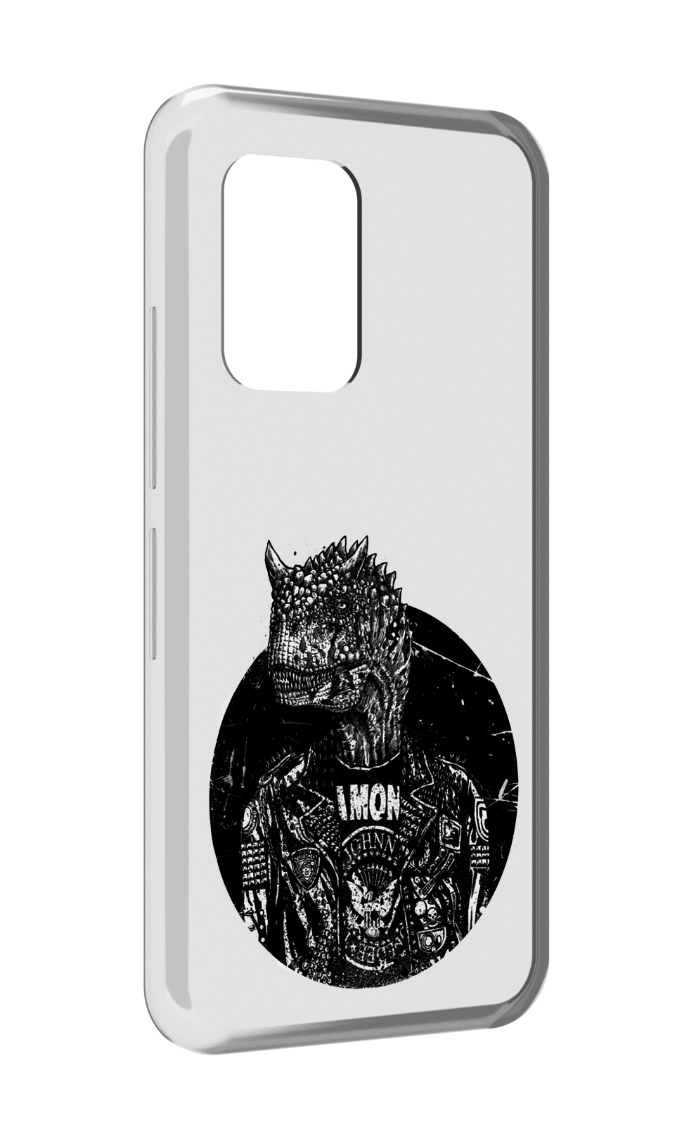 

Чехол MyPads динозавр в куртке для UMIDIGI Bison GT, Прозрачный, Tocco