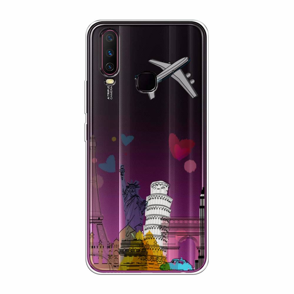 

Чехол Awog на Vivo Y17/Y12 "Самолет путешествий", Разноцветный, 261750-10