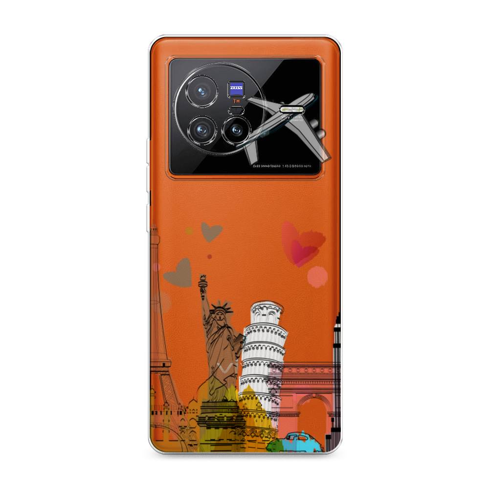 

Чехол Awog на Vivo X80 "Самолет путешествий", Разноцветный, 266550-10