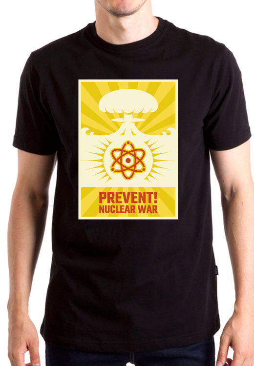 

Футболка унисекс NoBrand Privent Nuclear War черная XL, Черный, Privent Nuclear War