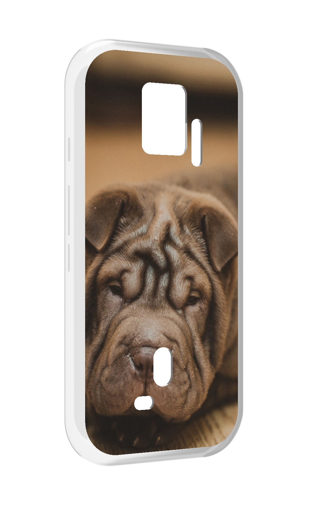 

Чехол MyPads шарпеи для ZTE Nubia Red Magic 7S Pro, Прозрачный, Tocco