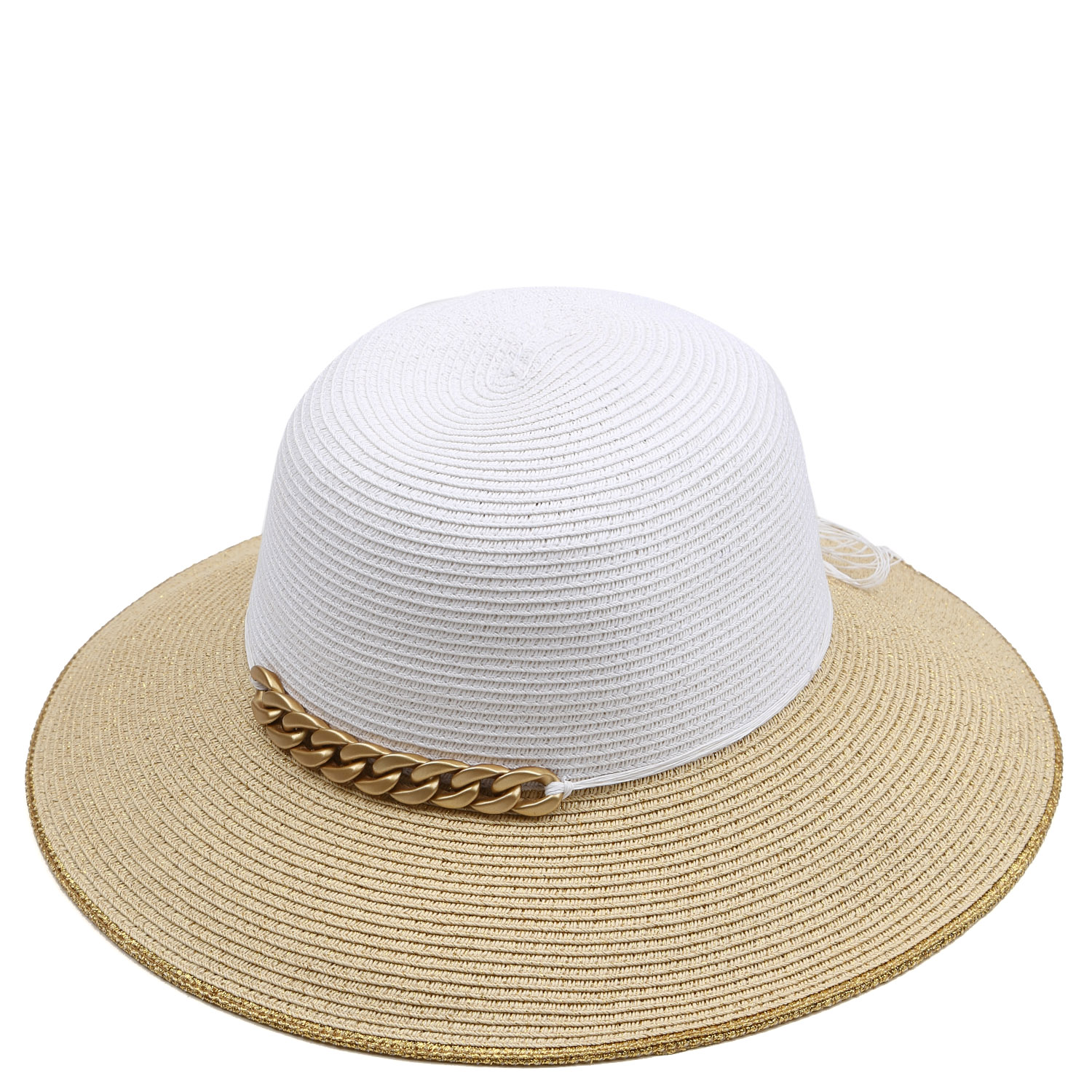 Шляпа женская FABRETTI WG14 бежево-белая