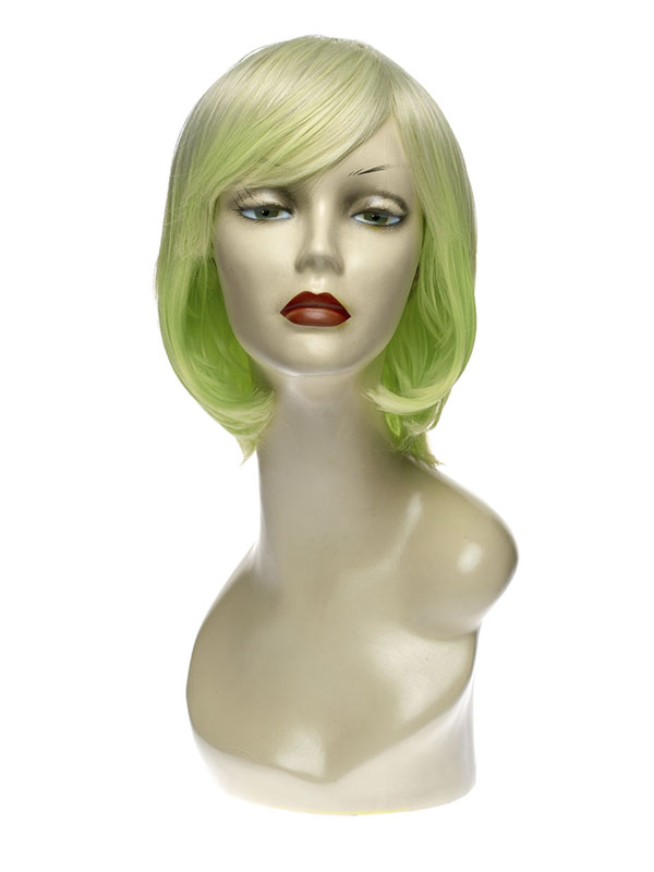 

Парик женский NoBrand WIG-636 белый; светло-зеленый, Белый;зеленый, WIG-636
