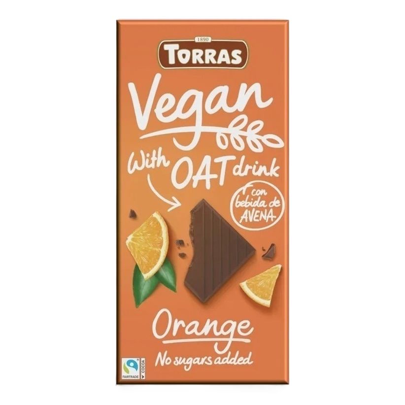 

Шоколад Torras темный с экстрактом овсяных хлопьев-кусочками апельсина без сахара 100 г
