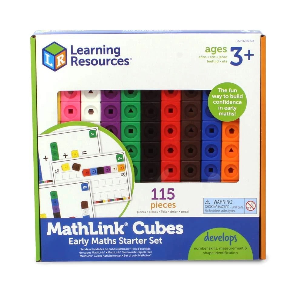 Набор Соединяющиеся кубики с карточками Learning Resources