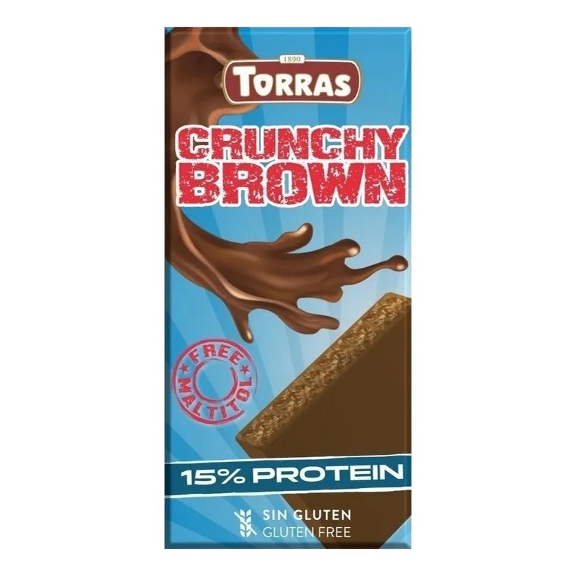 Шоколад Torras молочный с эритритом-стевией-соевым белком без сахара 100 г