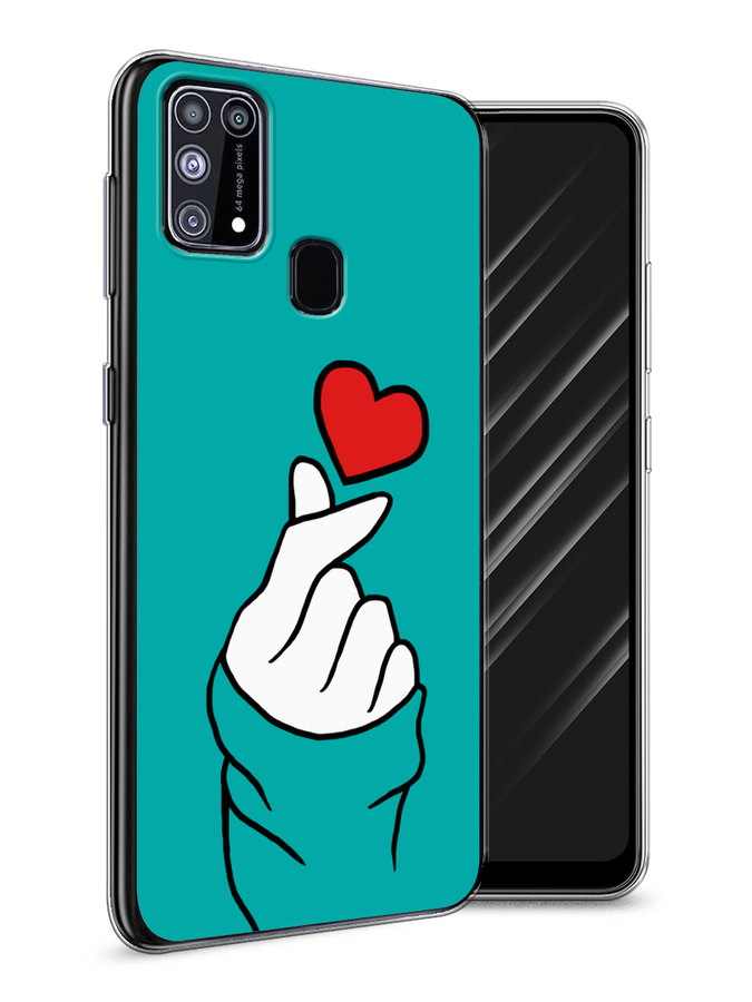

Чехол Awog на Samsung Galaxy M31 / Самсунг M31 "Маленькое сердечко", Разноцветный, 2100750-7