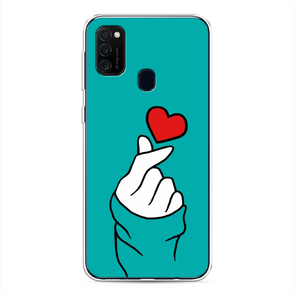 

Чехол Awog на Samsung Galaxy M21/M30s "Маленькое сердечко", Разноцветный, 29750-7