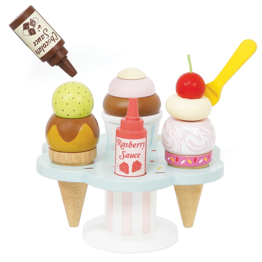 фото Игрушечная еда le toy van десерт-мороженое на подставке