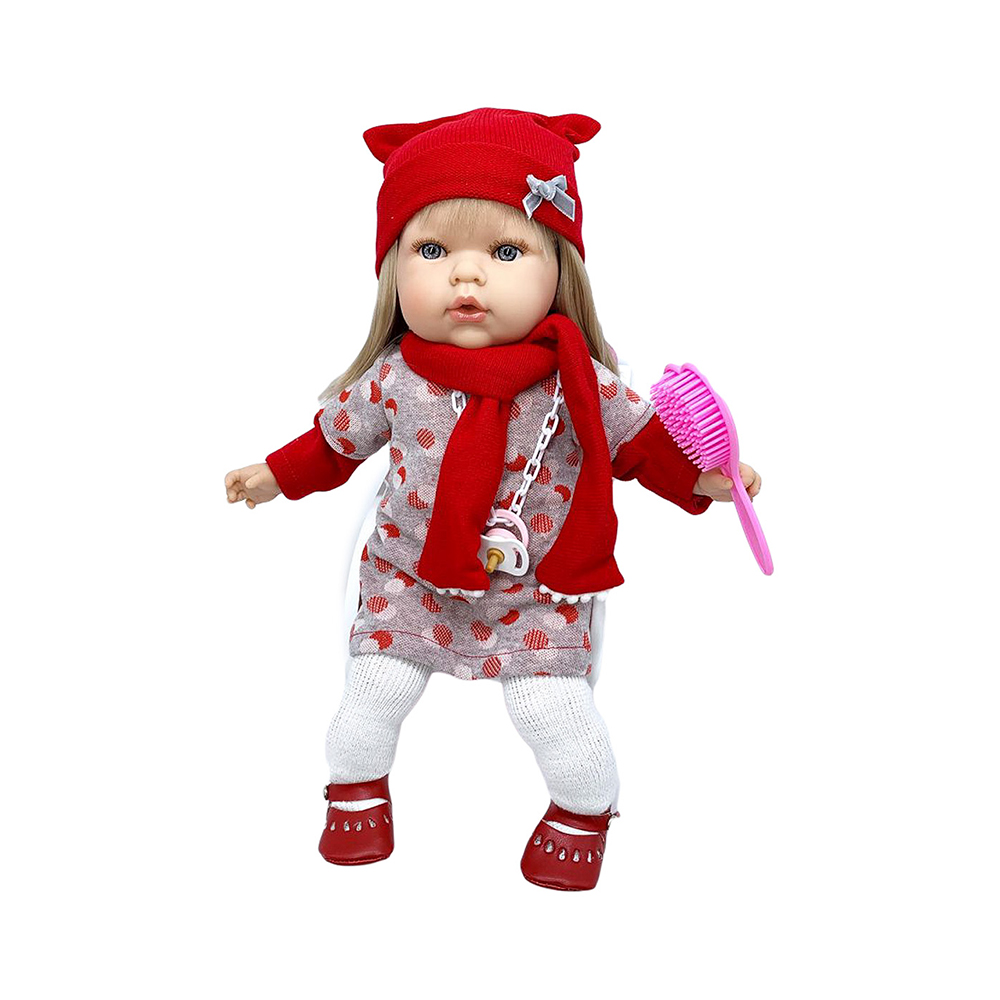 

Кукла мягконабивная Nines d'Onil 45 см, N6070 СЕРЫЙ, КРАСНЫЙ, БЕЛЫЙ