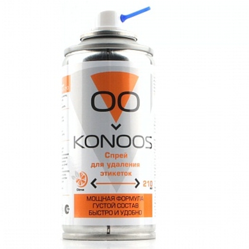 Спрей Konoos KSR-210 средство для удаления наклеек и этикеток, 210 мл