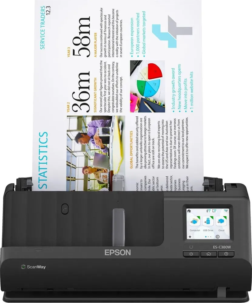 

Сканер Epson ES-C380W (B11B269401), ES-C380W