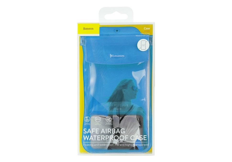 

Чехол Baseus Safe Airbag Waterproof Case Blue ACFSD-C03