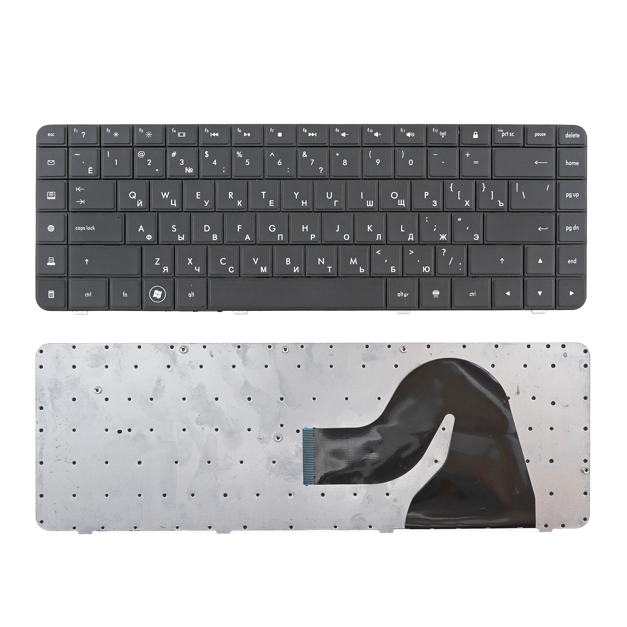 

Клавиатура Azerty для ноутбука HP Compaq Presario CQ56/ CQ62/ G56/ G62 черная, 606685-251