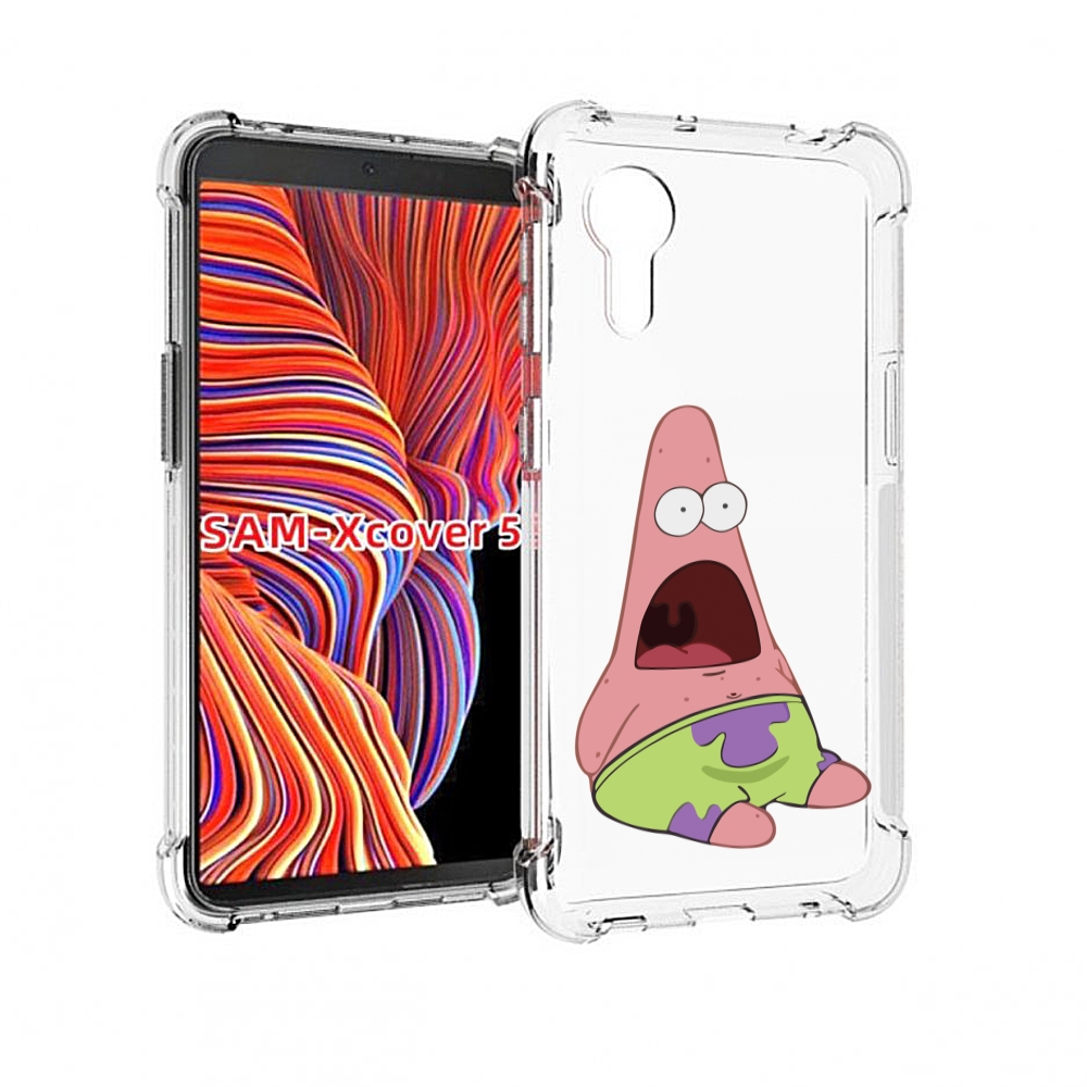 

Чехол MyPads патрик-в-шоке детский для Samsung Galaxy Xcover 5, Прозрачный, Tocco