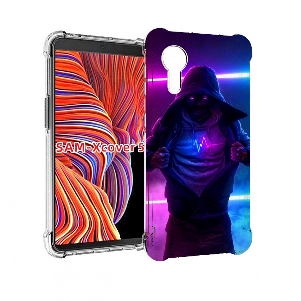 

Чехол MyPads парень в капюшоне неоновый для Samsung Galaxy Xcover 5, Прозрачный, Tocco