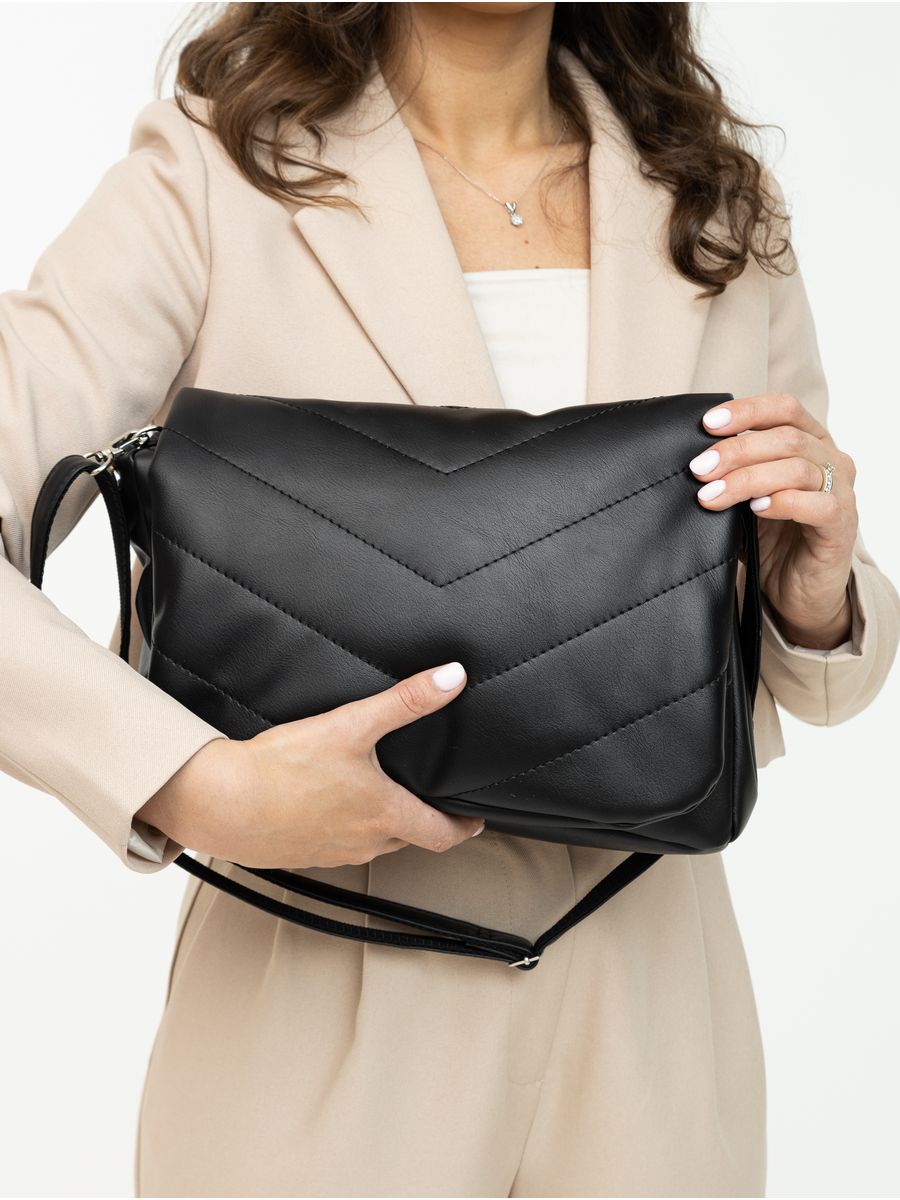 Сумка кросс-боди женская Milada 105649 черная 1470₽