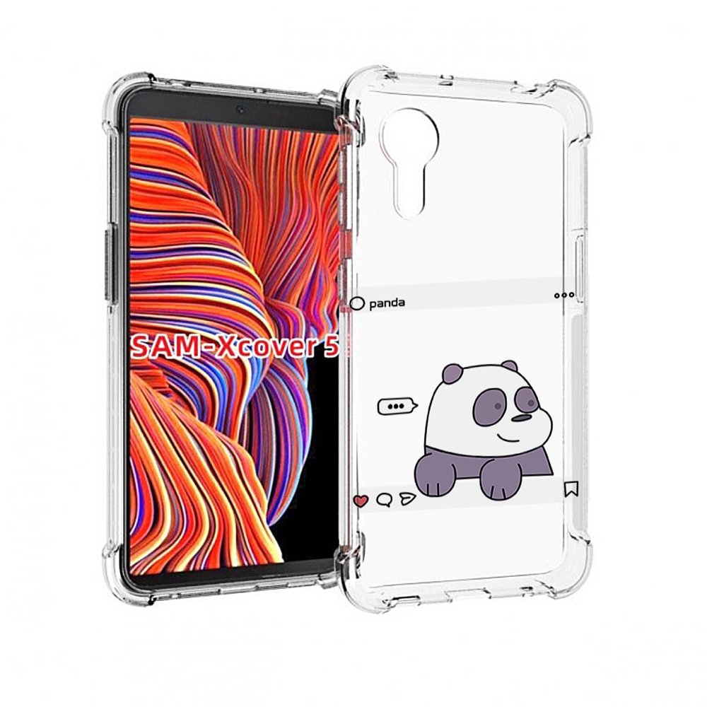 

Чехол MyPads пандочка-фотка для Samsung Galaxy Xcover 5, Прозрачный, Tocco