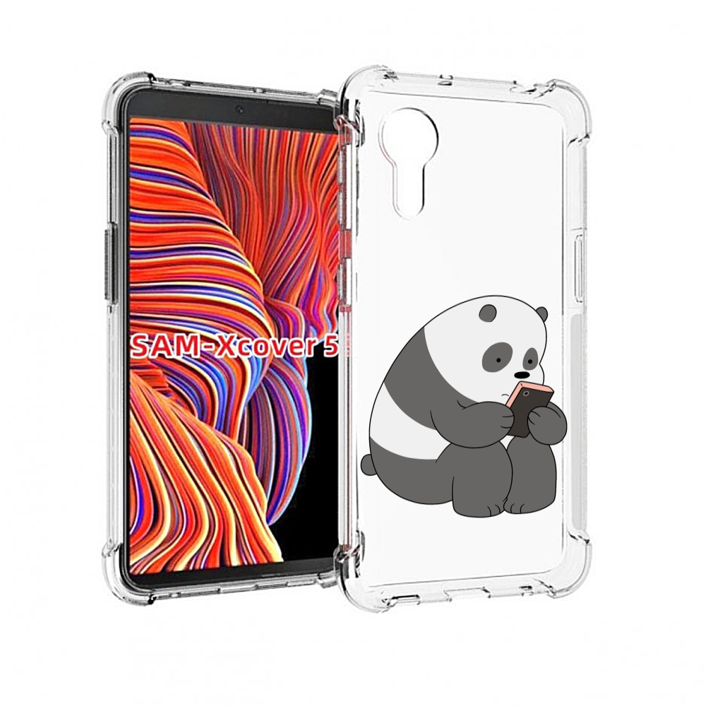 

Чехол MyPads панда-в-телефоне для Samsung Galaxy Xcover 5, Прозрачный, Tocco