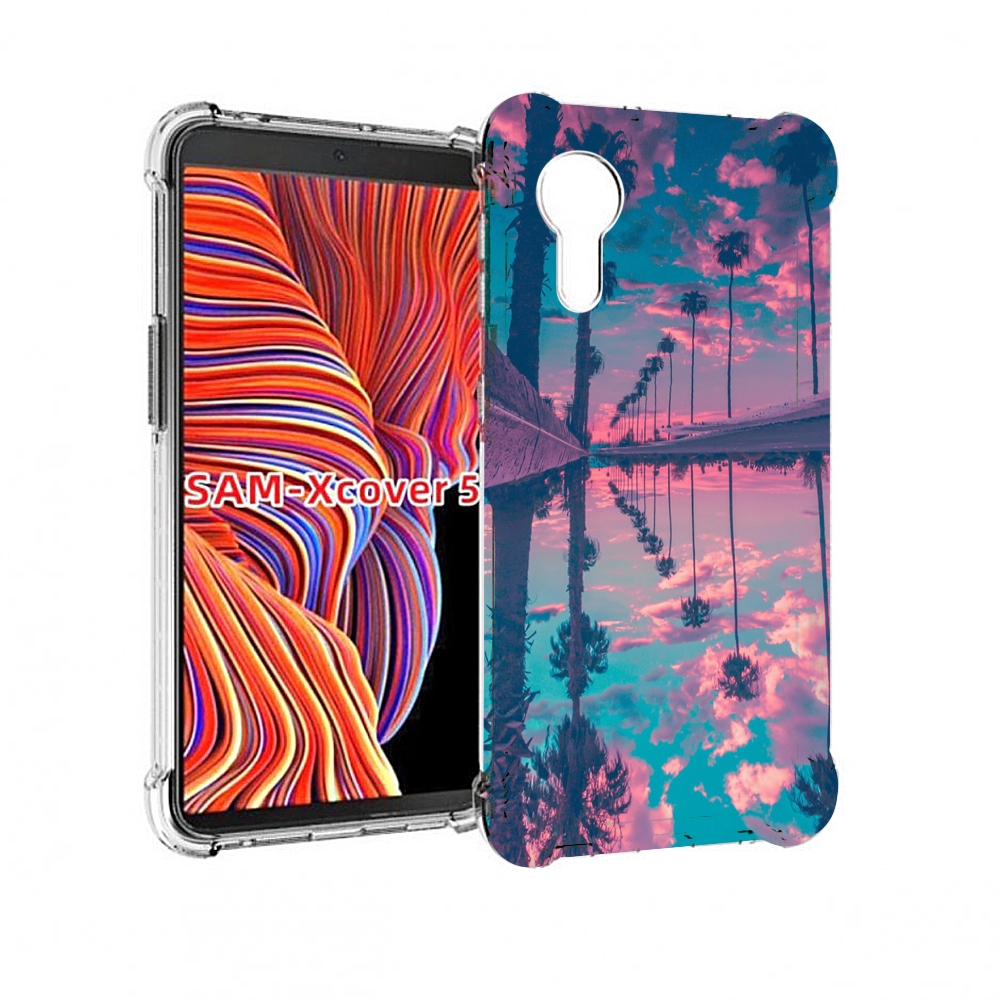 

Чехол MyPads отражение-пальм для Samsung Galaxy Xcover 5, Прозрачный, Tocco